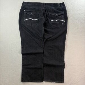 Y2K Enyce Baggy Jeans Mens 48x34 Gray Loose Relaxed Straight Skater Hip Hop Vtg